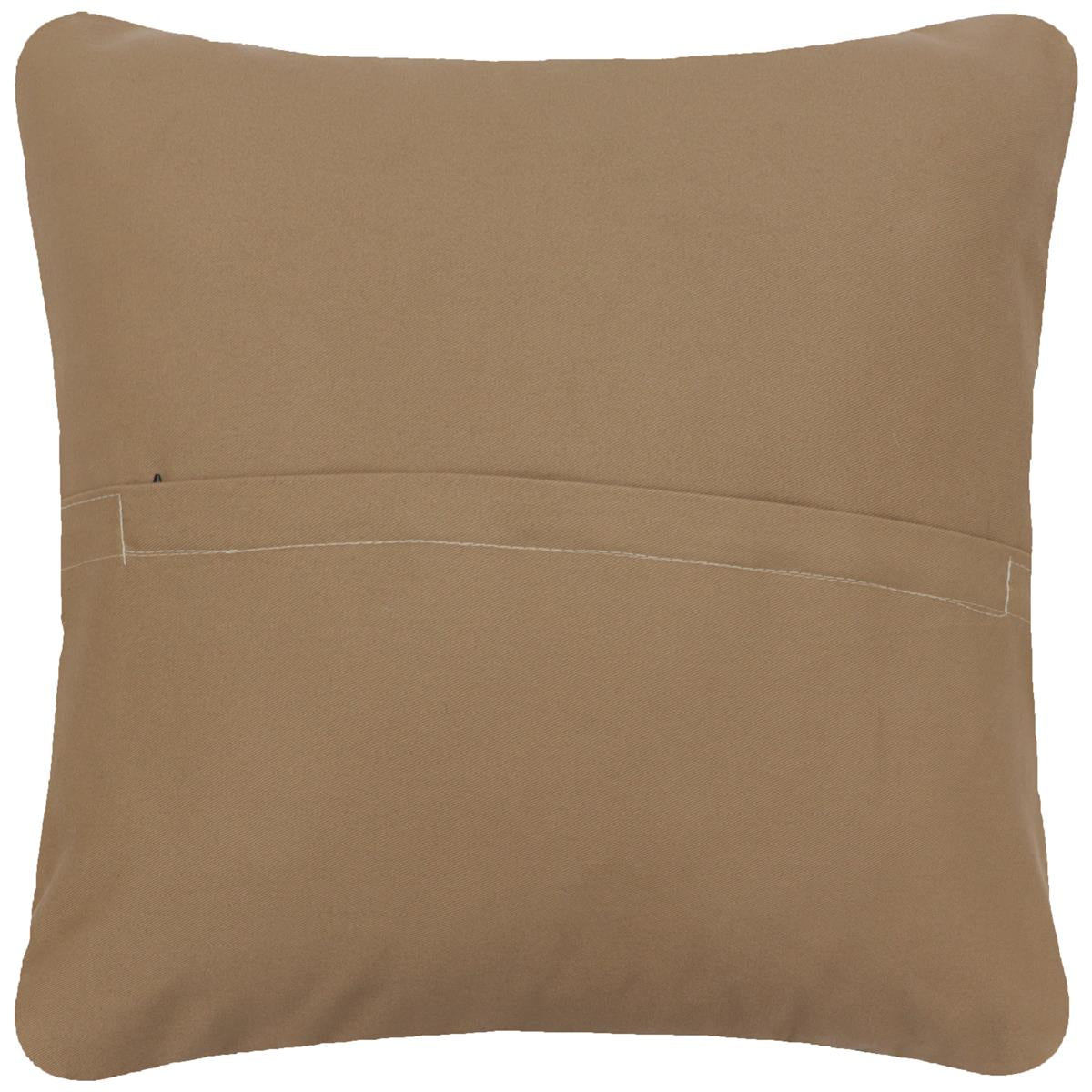 handmade Traditional Pillow Blue Red Hand-Woven SQUARE 100% WOOL  Hand woven turkish pillow  2 x 2