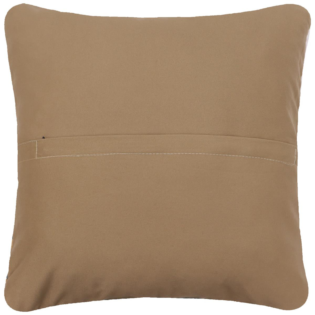 handmade Traditional Pillow Blue Red Hand-Woven SQUARE 100% WOOL Hand woven turkish pillow2' x 2'