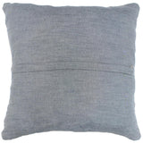 handmade Traditional Pillow Blue Beige Hand-Woven SQUARE 100% WOOL Hand woven turkish pillow2' x 2'