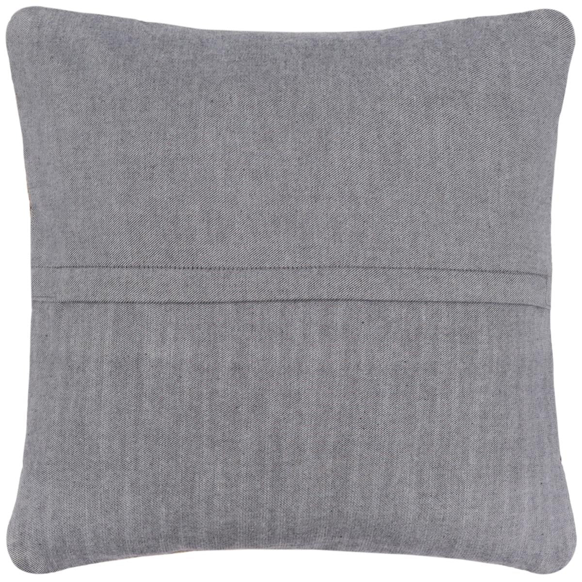 handmade Traditional Pillow Beige Gray Hand-Woven SQUARE 100% WOOL Hand woven turkish pillow2' x 2'