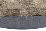 handmade Traditional Pillow Beige Brown Hand-Woven SQUARE 100% WOOL Hand woven turkish pillow2' x 2'