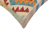 handmade Traditional Pillow Red Rust Hand-Woven SQUARE 100% WOOL Hand woven turkish pillow2' x 2'