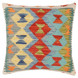 Southwestern Theressa Turkish Hand-Woven Kilim Pillow - 16