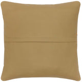 handmade Traditional Pillow Rust Blue Hand-Woven SQUARE 100% WOOL Hand woven turkish pillow2' x 2'