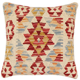 Tribal Jolie Turkish Hand-Woven Kilim Pillow - 16