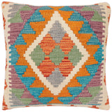 Tribal Ewa Turkish Hand-Woven Kilim Pillow - 18 x 19