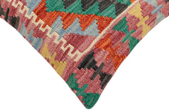 handmade Traditional Pillow Rust Red Hand-made SQUARE 100% WOOL Hand woven turkish pillow2' x 2'