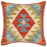 Southwestern Ehtel Turkish Hand-Woven Kilim Pillow - 16