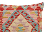 handmade Traditional Pillow Red Blue Hand-made SQUARE 100% WOOL Hand woven turkish pillow2' x 2'