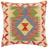 Tribal Asuncion Turkish Hand-Woven Kilim Pillow - 17