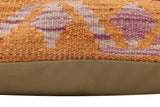 handmade Traditional Pillow Red Blue Hand-Woven SQUARE 100% WOOL Hand woven turkish pillow2' x 2'