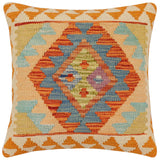 Rustic Connolly Turkish Hand-Woven Kilim Pillow - 19 x 19