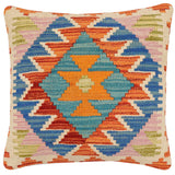 Southwestern Roche Turkish Hand-Woven Kilim Pillow - 17