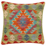 Tribal Georgiou Turkish Hand-Woven Kilim Pillow - 19 x 20