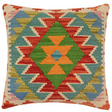 Southwestern Rolfe Turkish Hand-Woven Kilim Pillow - 17