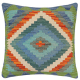 Tribal Eddy Turkish Hand-Woven Kilim Pillow - 17