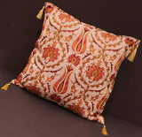 handmade Geometric Pillow Ivory Gold Handmade RECTANGLE throw pillow 2 x 2