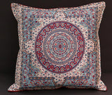 handmade Geometric Pillow Ivory Red Handmade RECTANGLE throw pillow 2 x 2